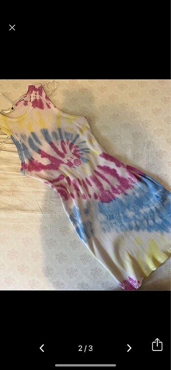 Bershka Bershka halter yaka batik elbise