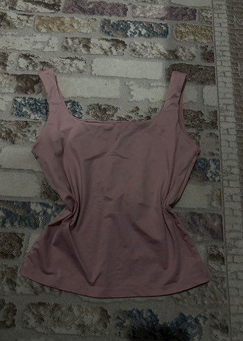 Kadın Bej Midi Kolsuz Atlet - Görsel 2