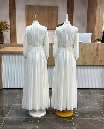 42 Beden beyaz Renk Nikah elbisesi