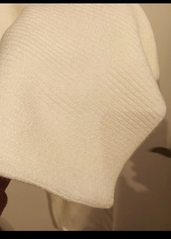 Beyaz Pamuklu Salaş Kadın Pantolon - Görsel 4