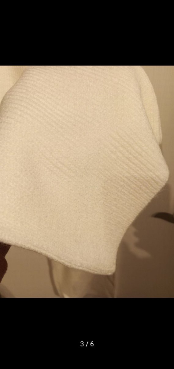 Beyaz Pamuklu Salaş Kadın Pantolon - Görsel 4