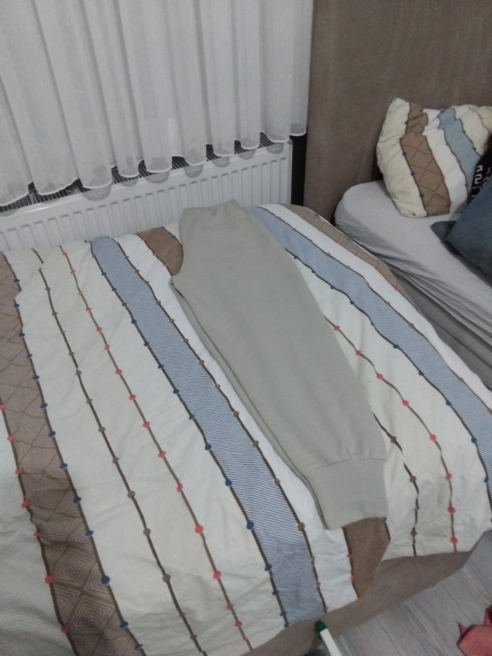 erkek Bej Kumaş Pantolon Pilili Regular Fit - Görsel 5