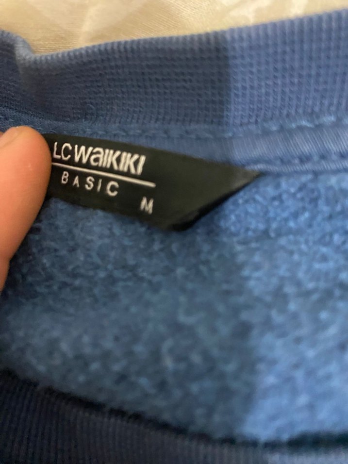 Mavi Kadın Sweatshirt Uzun Kollu Rahat Kesim - Görsel 2