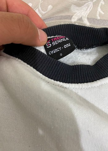 Gri Siyah Uzun Kollu Rahat Sweatshirt - Görsel 2