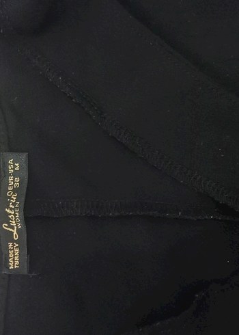 Siyah Kadın Midi Tulum, Kısa Kollu, Rahat Kesim - Görsel 8