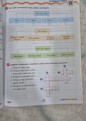 Beden Keyifle Okuyorum Anlıyorum 4. Sınıf Genel Kültür
