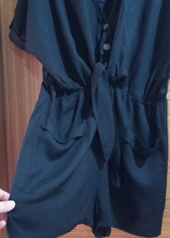 Zara Düğmeli kısa tulum