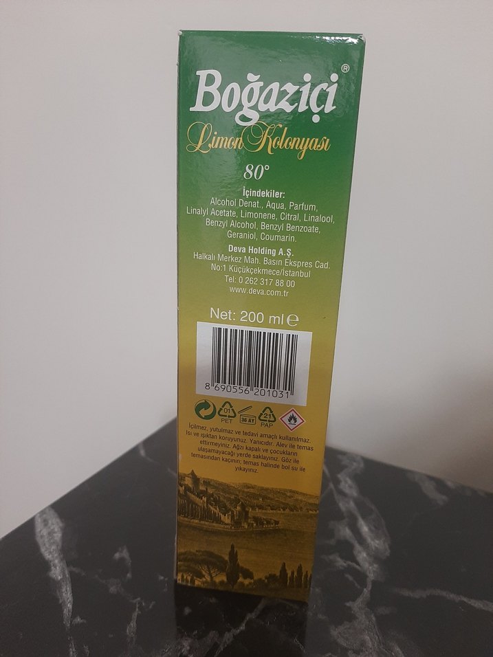 Boğaziçi  Kolonyası 80° - Görsel 2