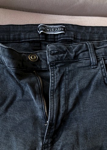 Siyah Erkek Kot Şort Loose Fit S - Görsel 5