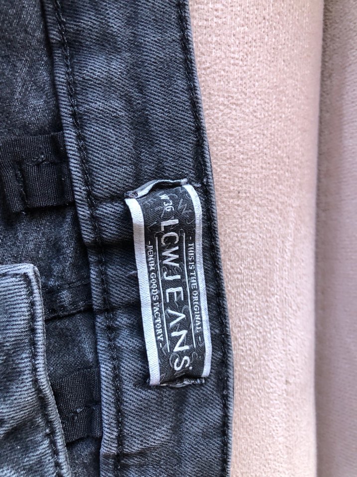 Siyah Erkek Kot Şort Loose Fit S - Görsel 2