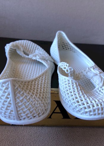 Beyaz Bebek Babet Ayakkabı 25 - Görsel 3