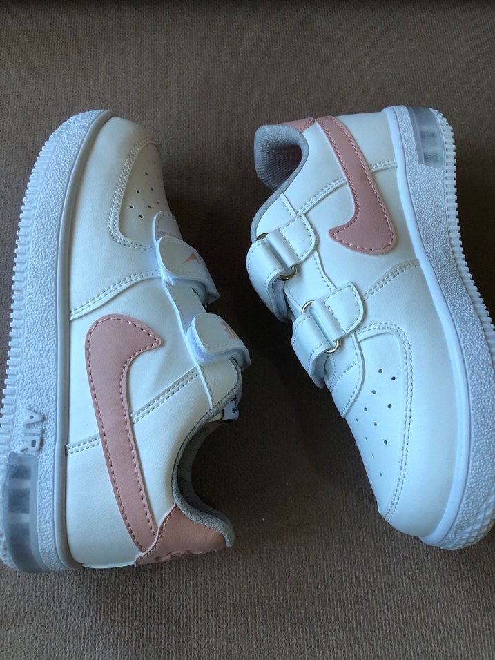 Kız Çocuk Beyaz Nike Air Force 1 Spor Ayakkabı 28 - Görsel 3