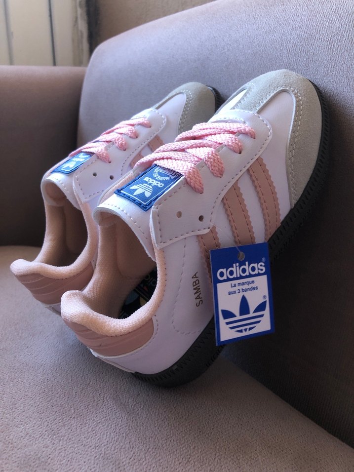 Pembe Adidas Samba Çocuk Spor Ayakkabı 33 - Görsel 2