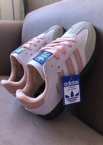 Adidas Samba Pembe Çocuk Spor Ayakkabı 35 - Görsel 2