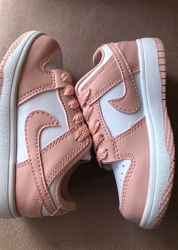 Nike Dunk Low Pembe Bağcıklı  Spor Ayakkabı 24 - Görsel 5