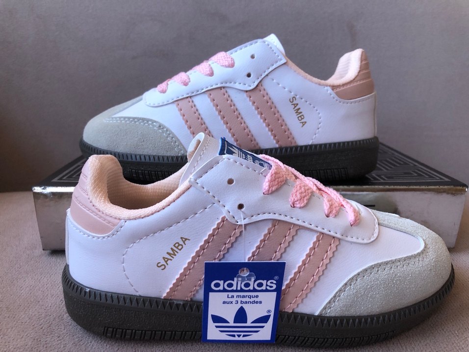 Adidas Samba Pembe Çocuk Spor Ayakkabı 23 - Görsel 3