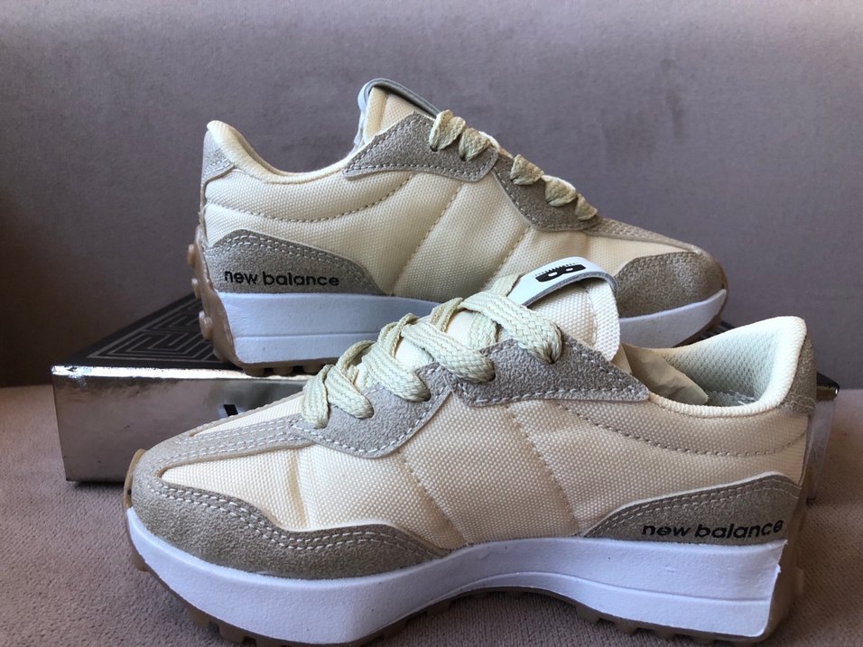 Bej New Balance 327 Çocuk  Spor Ayakkabı 21 - Görsel 4
