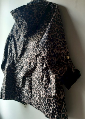 Leopar Desenli  yağmurluk - Görsel 7