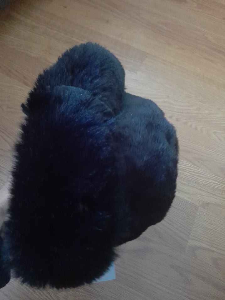 Siyah Kürklü Kadın Şapka - Görsel 4