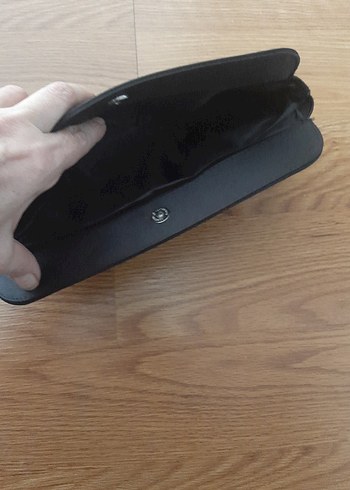 Siyah Kadın Clutch Çanta - Görsel 4