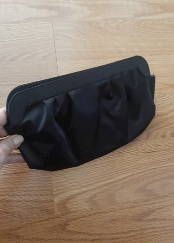 Siyah Kadın Clutch Çanta - Görsel 2