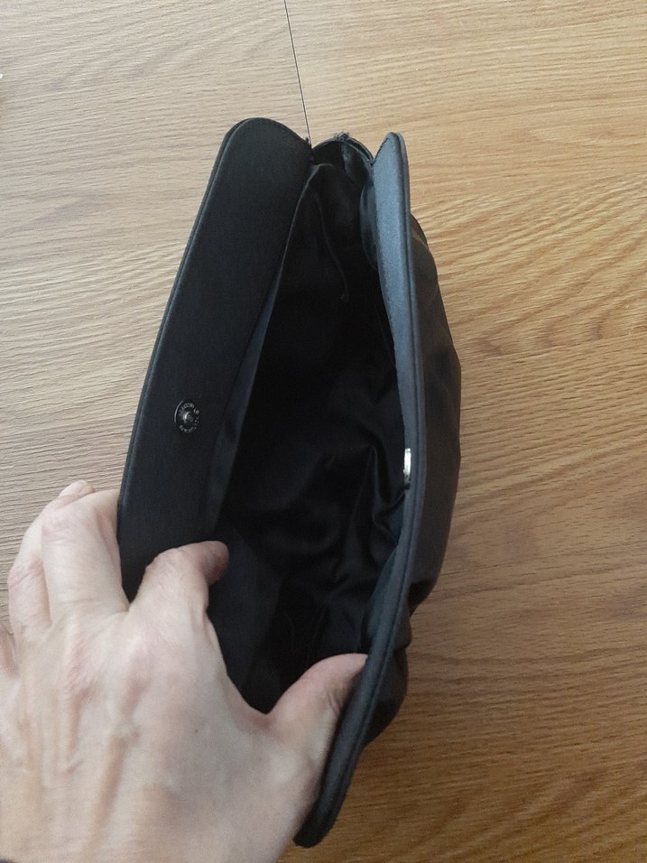 Siyah Kadın Clutch Çanta - Görsel 5