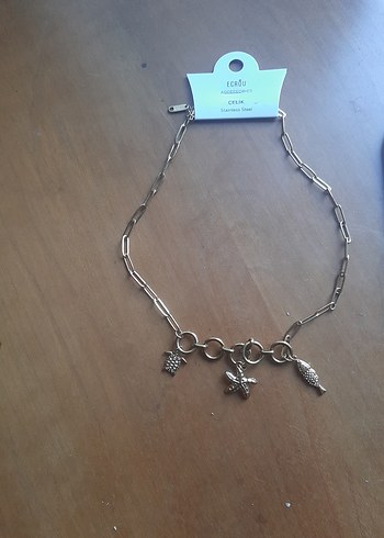 çelik malzeme kolye ve bileklik - Görsel 2