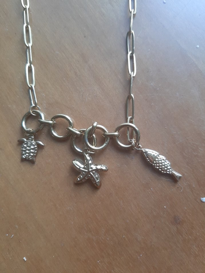 çelik malzeme kolye ve bileklik - Görsel 5