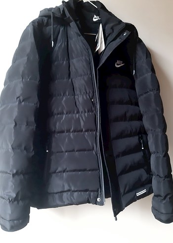 Nike Siyah Fermuarlı Erkek Mont - Görsel 8