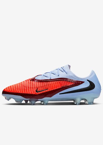 45 Beden Kırmızı Gri Erkek Futbol Ayakkabısı Velcro Detaylı