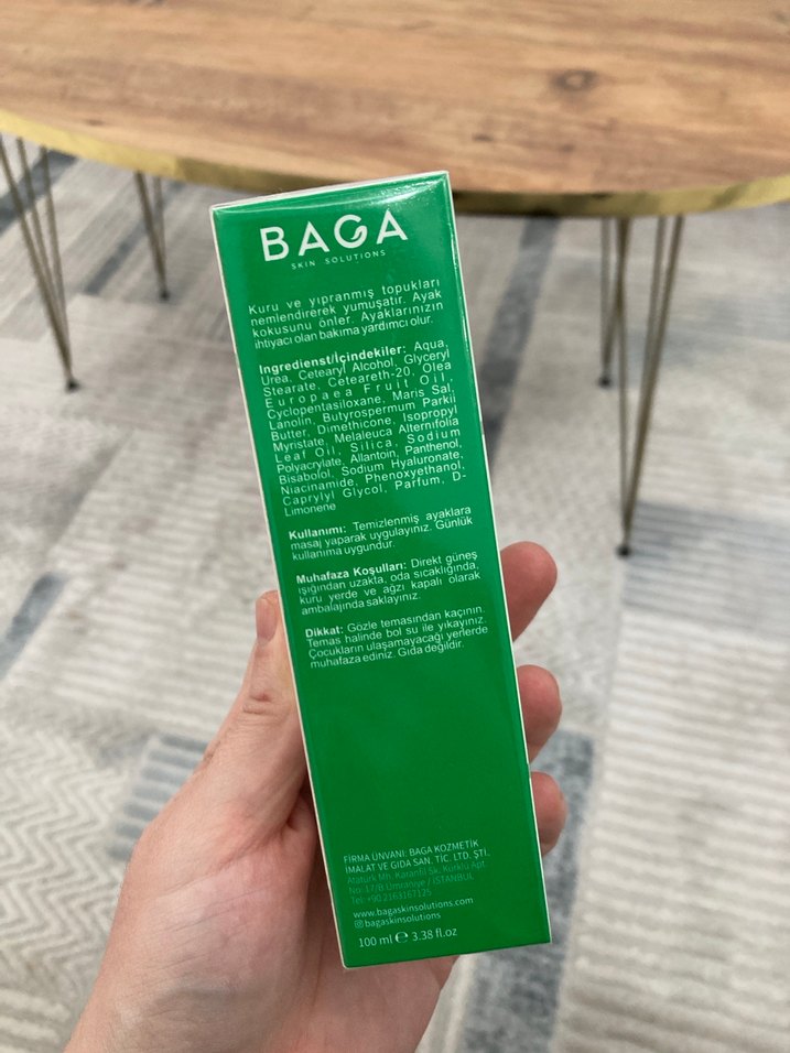 Baga Ayak Bakım Kremi 100 m - Görsel 2
