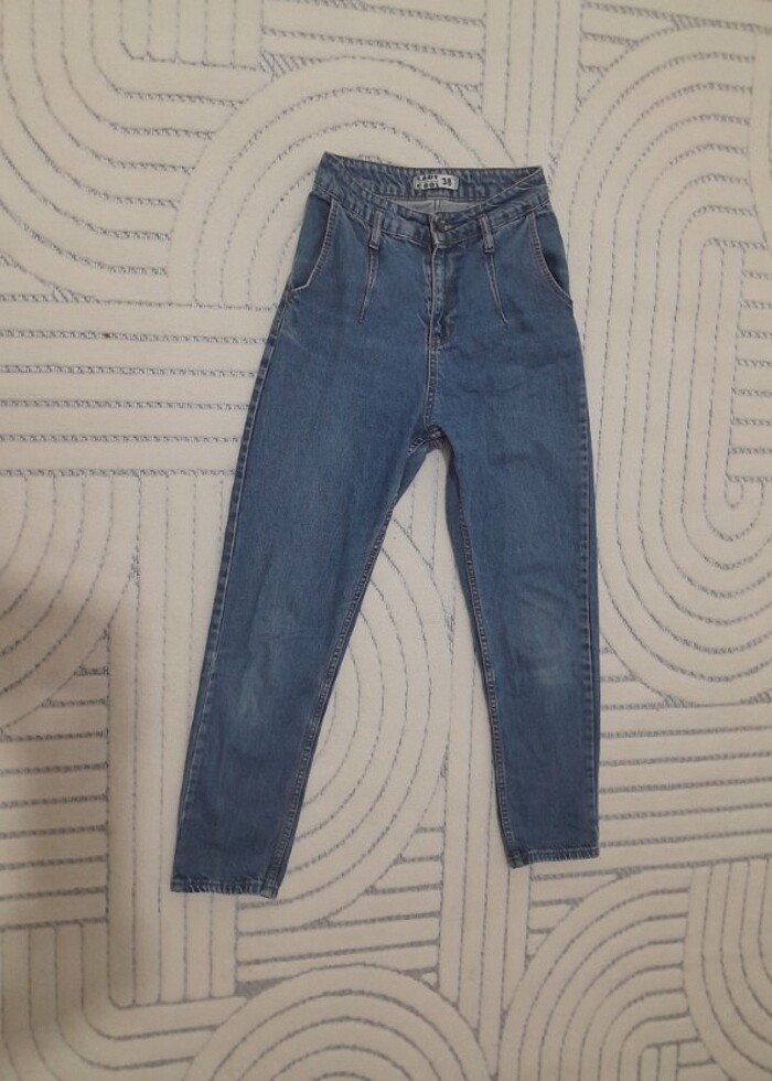 Mavi mom jean - Görsel 2