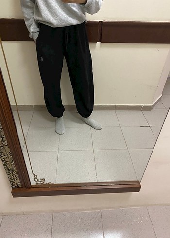 Siyah Salaş Kadın Eşofman Altı - Görsel 3