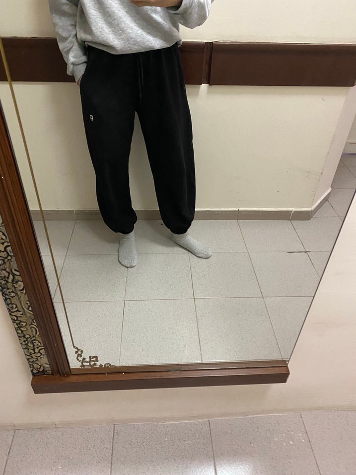 Siyah Salaş Kadın Eşofman Altı - Görsel 3