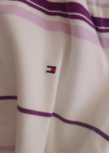 Tommy Hilfiger Tommy Hilfiger pembe Çizgili Düğmeli Kadın Gömlek