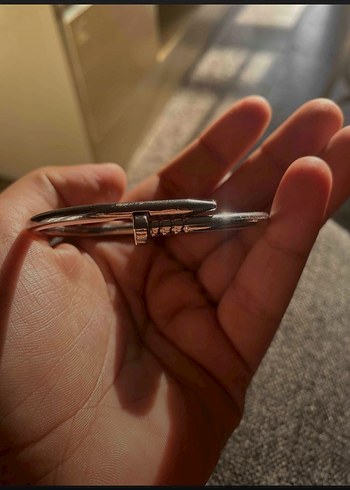  Beden gri Renk Cartier paslanmaz celik bileklik Unisex