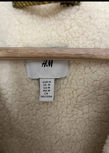 m Beden sarı Renk H&M Polar gomlek