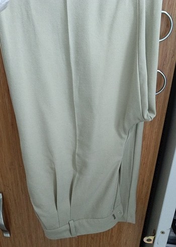 Kadın vizon straight kumaş pantolon - Görsel 2