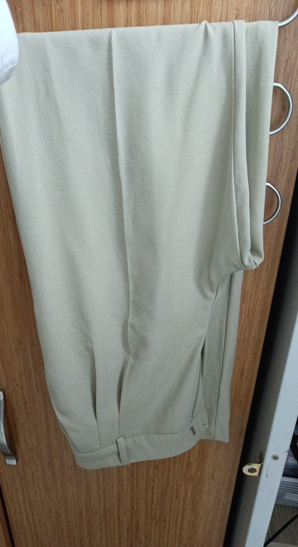 Kadın vizon straight kumaş pantolon - Görsel 2