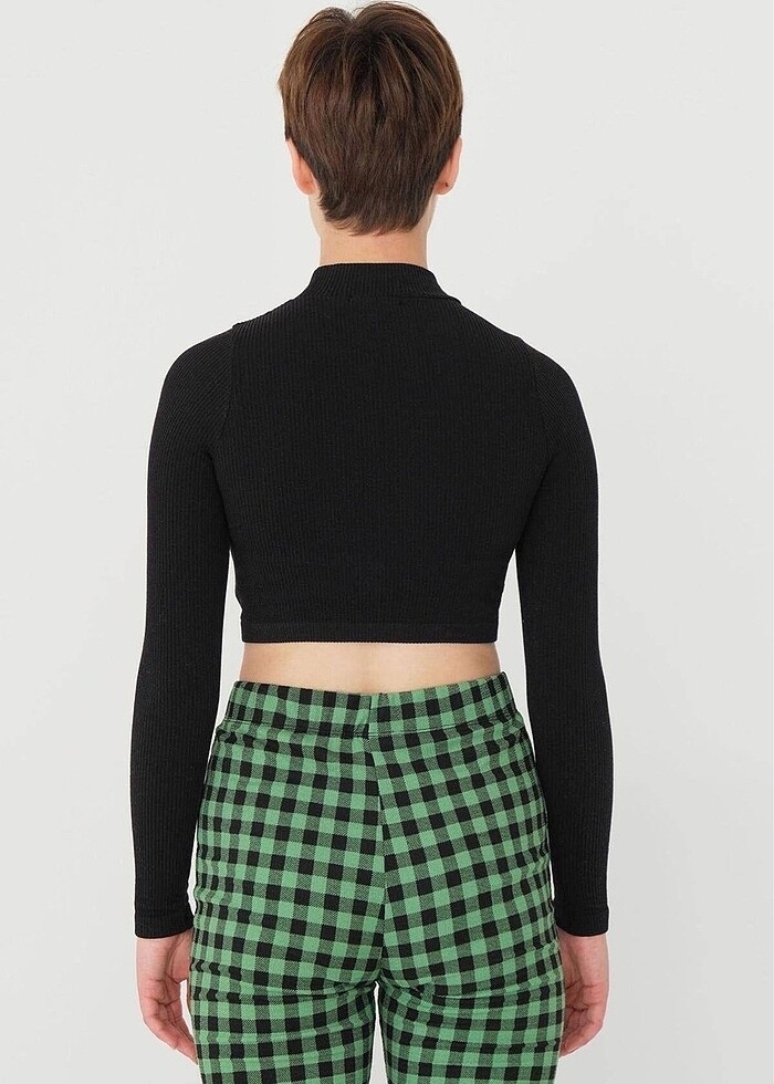 Seamless Fitilli Kısa Bluz B0409 - L7 - Görsel 3