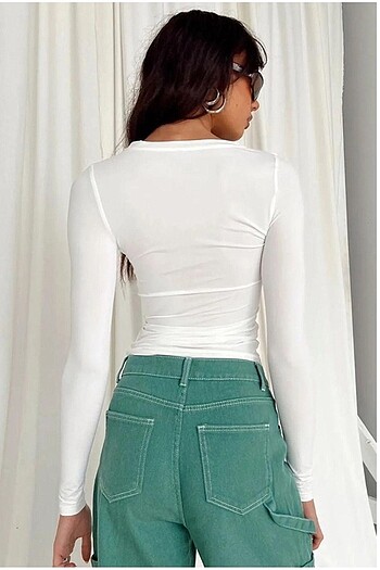 Diğer Bisiklet Yaka Basic Uzun Kollu Body