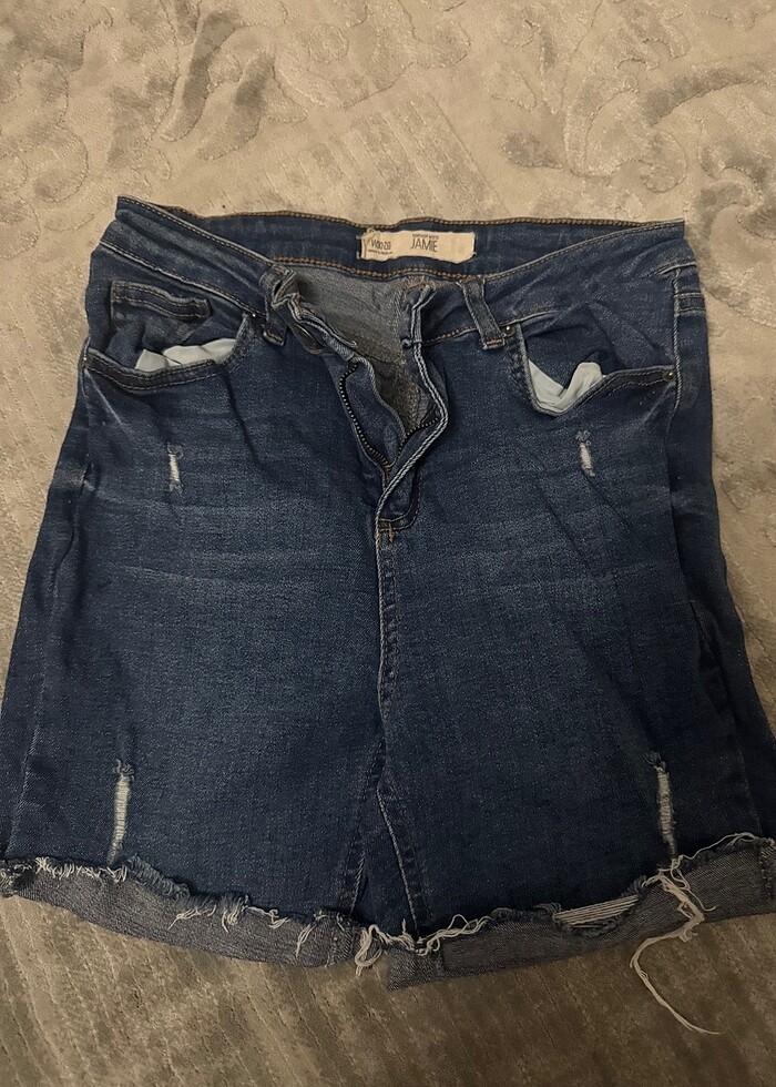 Jean şort - Görsel 2