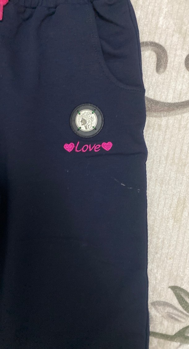 Kız Çocuk lacivert eşofman - Görsel 2