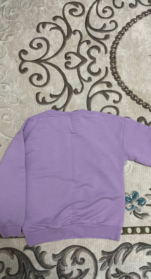 Mor Kız Sweatshirt - Görsel 4
