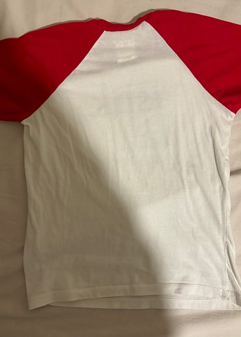 Erkek Çocuk Kırmızı Baskılı Kısa Kollu Tişört - Görsel 7