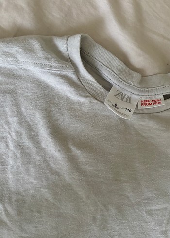 Gri Pamuklu Erkek Çocuk Kısa Kollu Tişört - Görsel 4