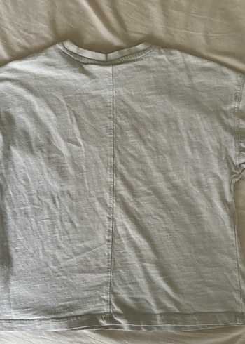 Gri Pamuklu Erkek Çocuk Kısa Kollu Tişört - Görsel 2