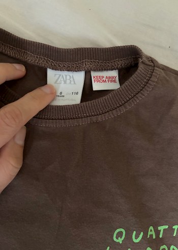 Erkek Çocuk Kahverengi Loose Fit Kısa Kollu Tişört - Görsel 2