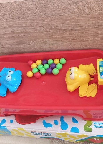  Beden Renk Renkli Kurbağalı Toplar Eğitici Oyuncak
