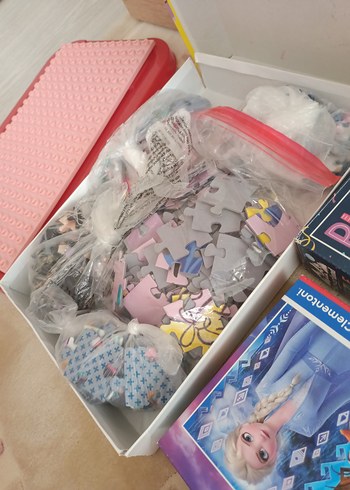 Beden Renk Renkli Çocuk Puzzle Seti 4'lü - hepsi satılık